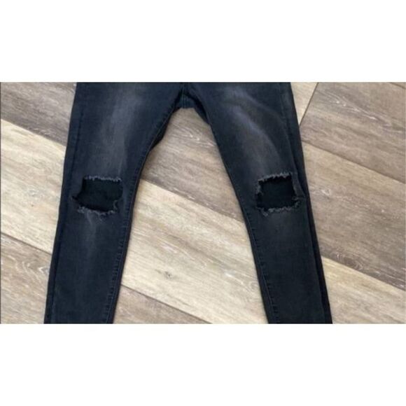 OneTeaspoon Freebirds II High Wiast Skinny Denim Jeans Black Punk … - Picture 4 of 11